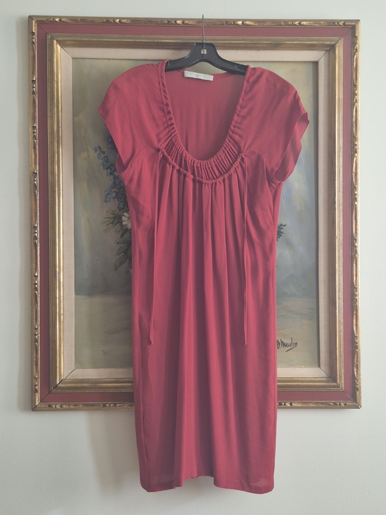 Stella McCartney Dresses & Skirts - Stella McCartney Red Crewneck Textured Top